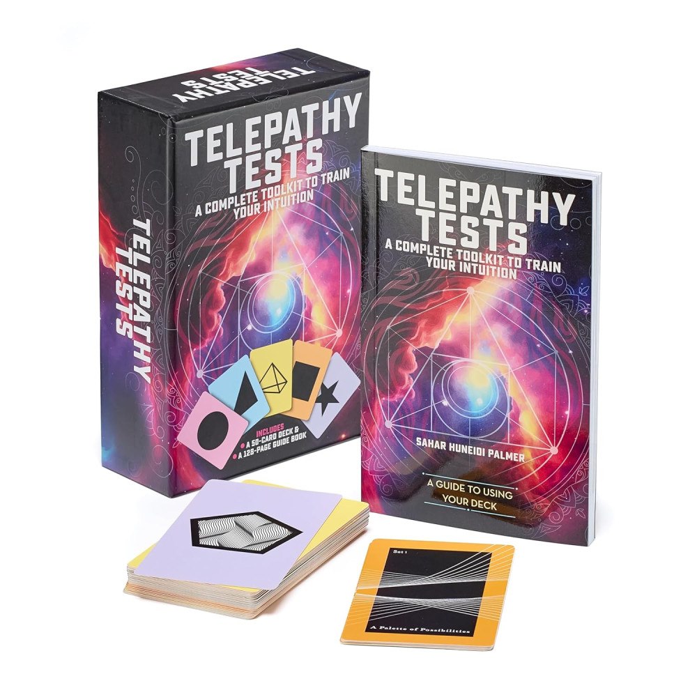Sahar Huneidi-Palmer Telepathy Tests Book & Card Deck: A Complete Toolkit to Train Your Intuition