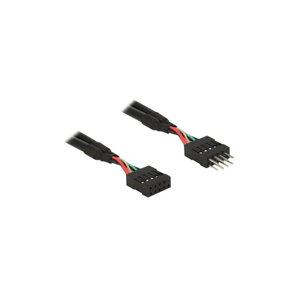 DeLOCK Delock USB 2.0 Pin Header - USB-internkabel - 10-stifts USB-överdel till 10-stifts USB-överdel - 25 cm