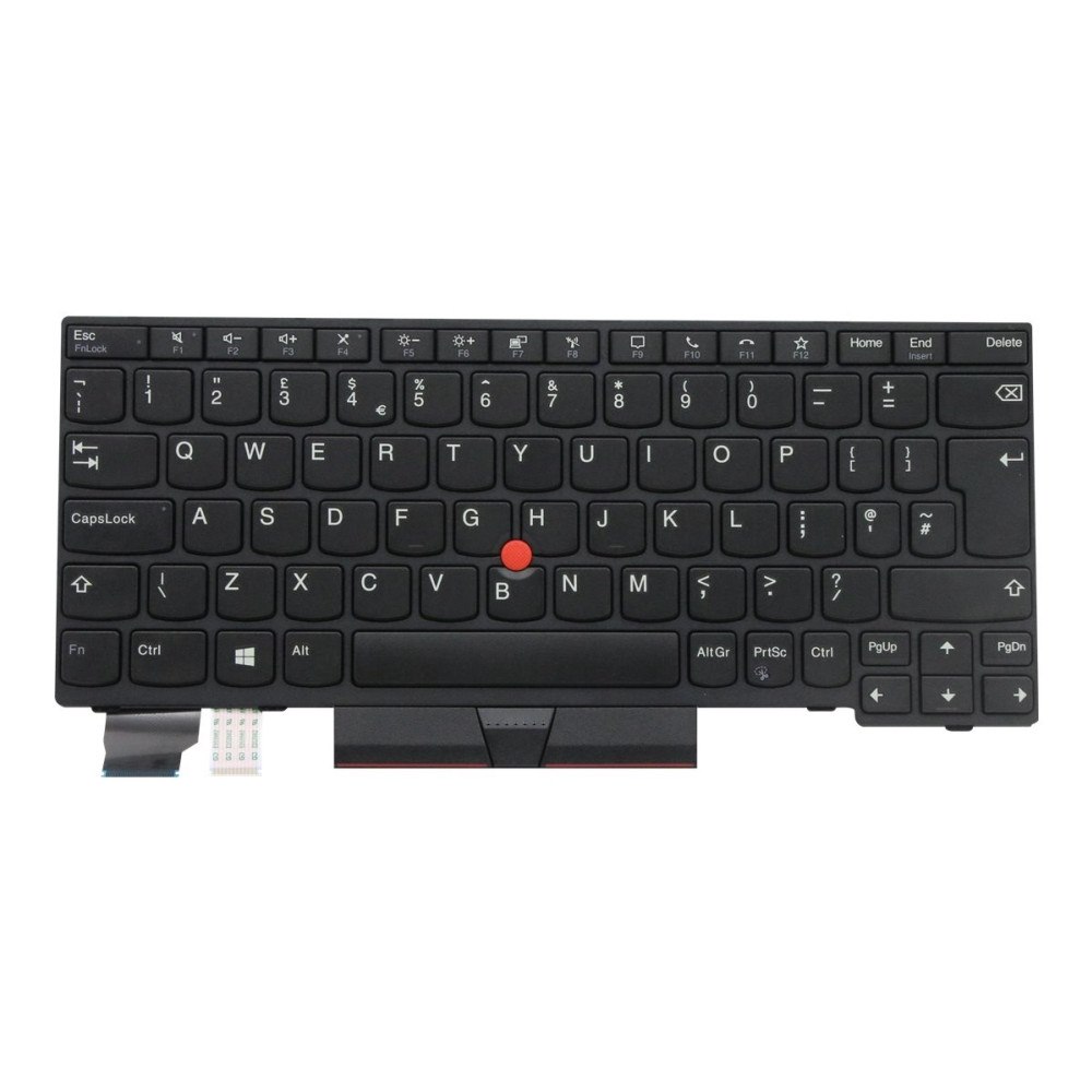 Lenovo Lenovo - ersättningstangentbord för bärbar dator - med Trackpoint - QWERTY - brittisk - svart Inmatningsenhet
