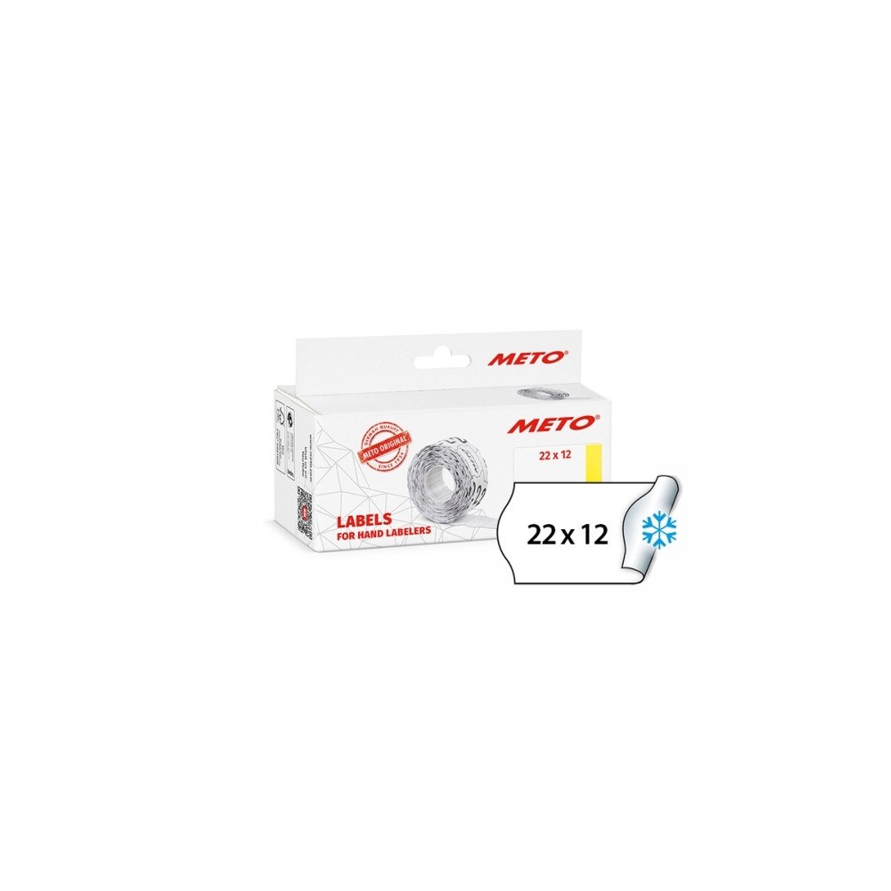 METO METO kyl/frys-etiketter 22x12 mm frostbeständiga ner till -2...