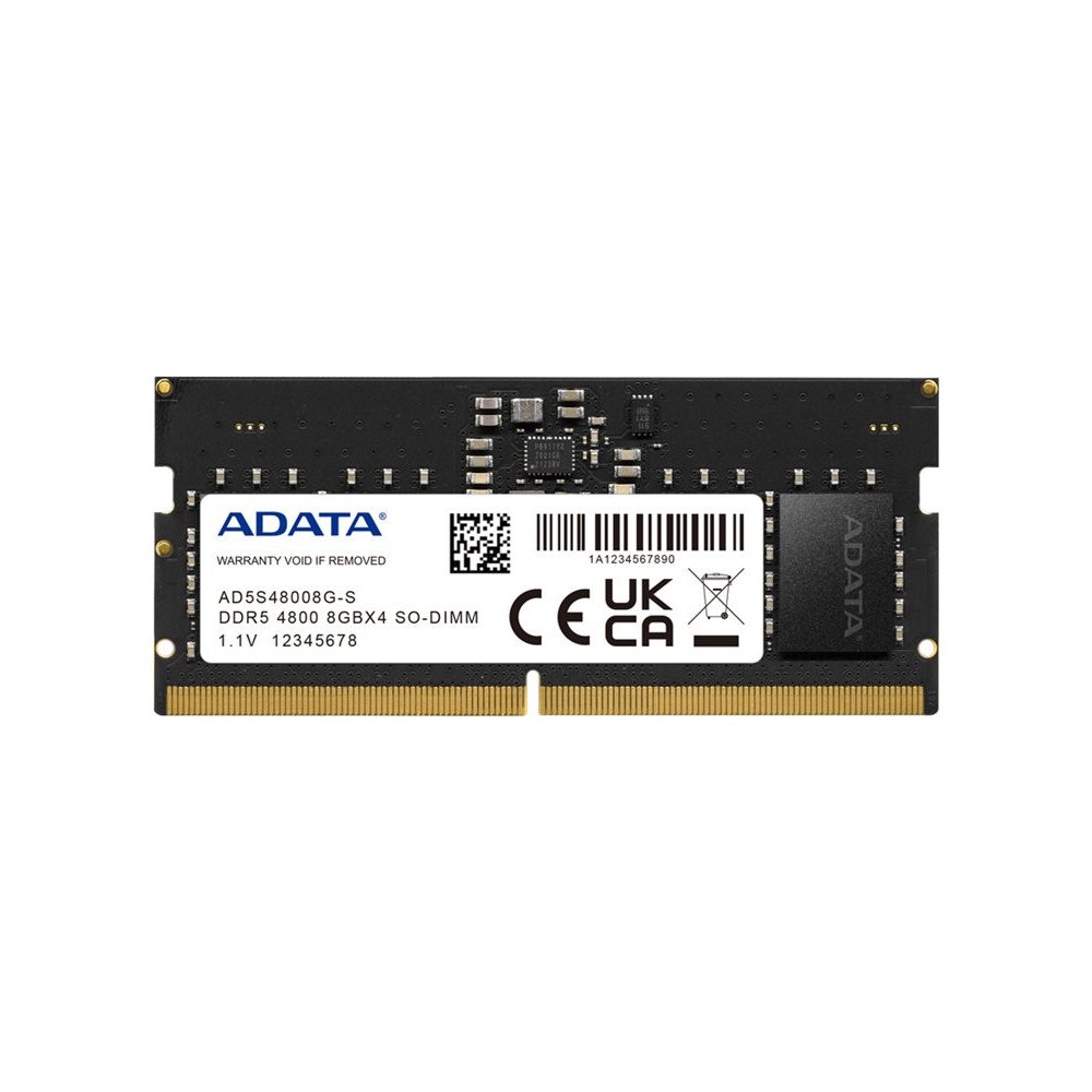 ADATA Technology ADATA - DDR5 - modul - 8 GB - SO DIMM 262-pin - 4800 MHz / PC5-38400 - ej buffrad