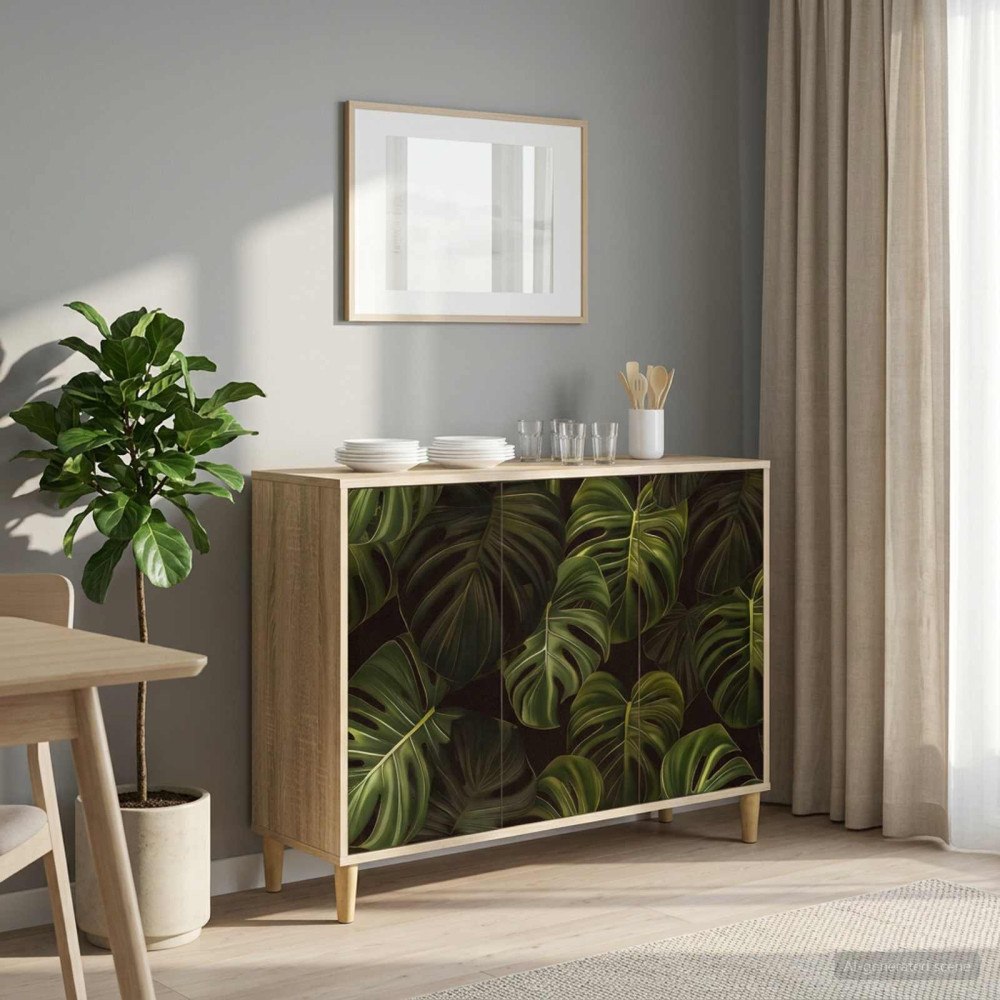 vidaXL Sideboard ELBURG Sonoma-ek 102 x 33 x 75 cm Konstruerat trä