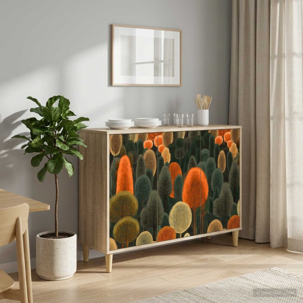 vidaXL Sideboard ZAANDAM Sonoma-ek 102 x 33 x 75 cm Konstruerat trä