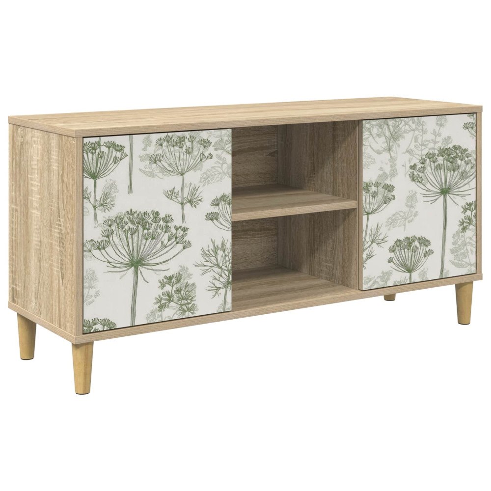 vidaXL TV-skåp GOTHA 102 x 33 x 50 cm Sonoma-ek Konstruerat trä