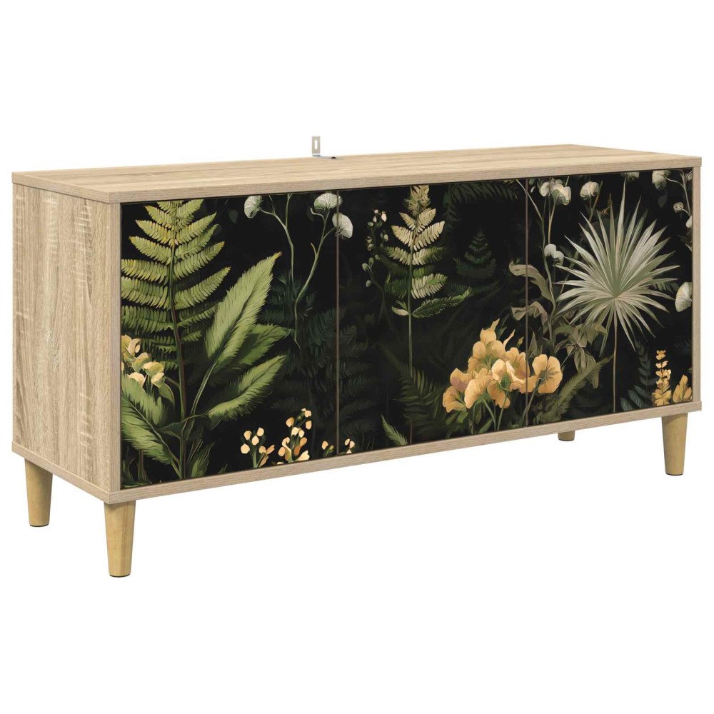 vidaXL TV-skåp RHENEN 102 x 33 x 50 cm Sonoma-ek Konstruerat trä