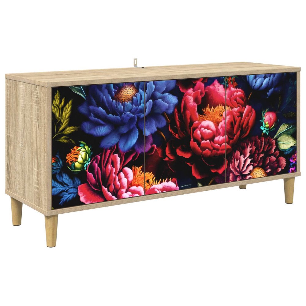 vidaXL TV-skåp KIEL 102 x 33 x 50 cm Sonoma-ek Konstruerat trä