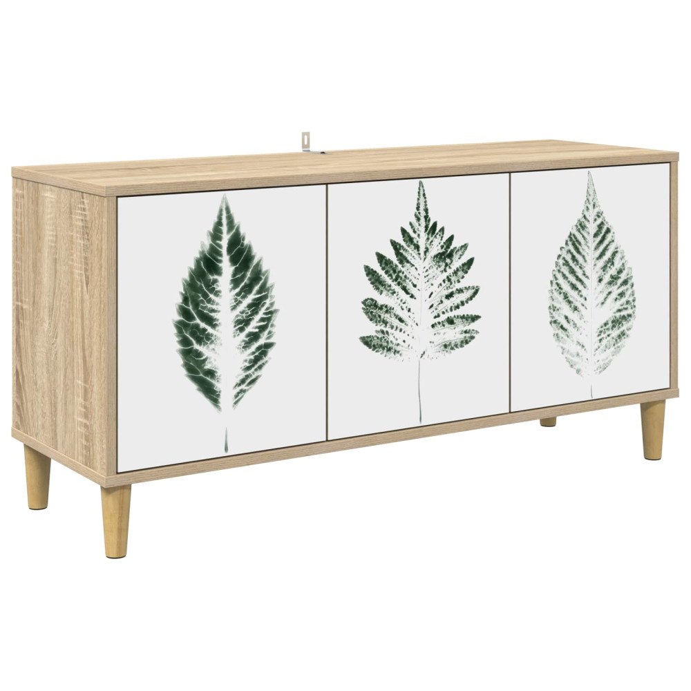 vidaXL TV-skåp HANAU 102 x 33 x 50 cm Sonoma-ek Konstruerat trä