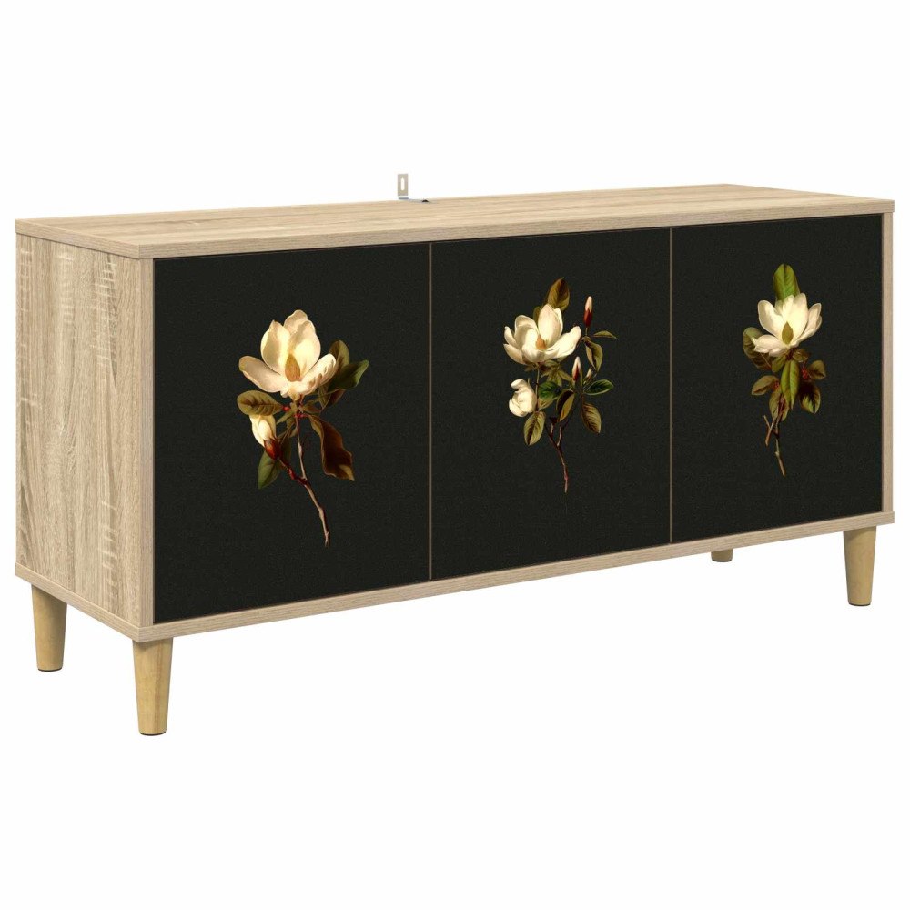 vidaXL TV-skåp BREMEN 102 x 33 x 50 cm Sonoma-ek Konstruerat trä