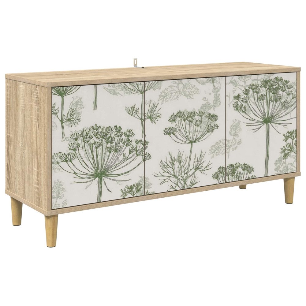 vidaXL TV-skåp GOTHA 102 x 33 x 50 cm Sonoma-ek Konstruerat trä