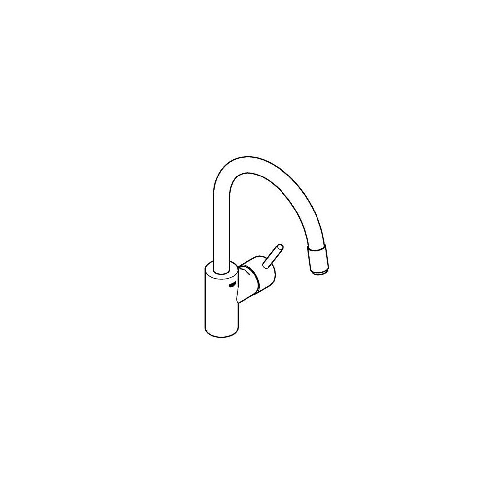 GROHE Grohe Concetto etgr köksblandare – etgr köksblandare, C-form...