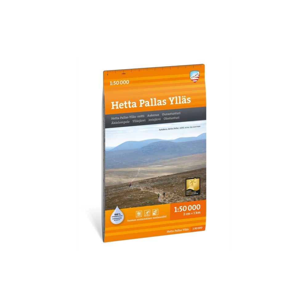 Calazo Forlag Hetta Pallas Yllas 1:50000