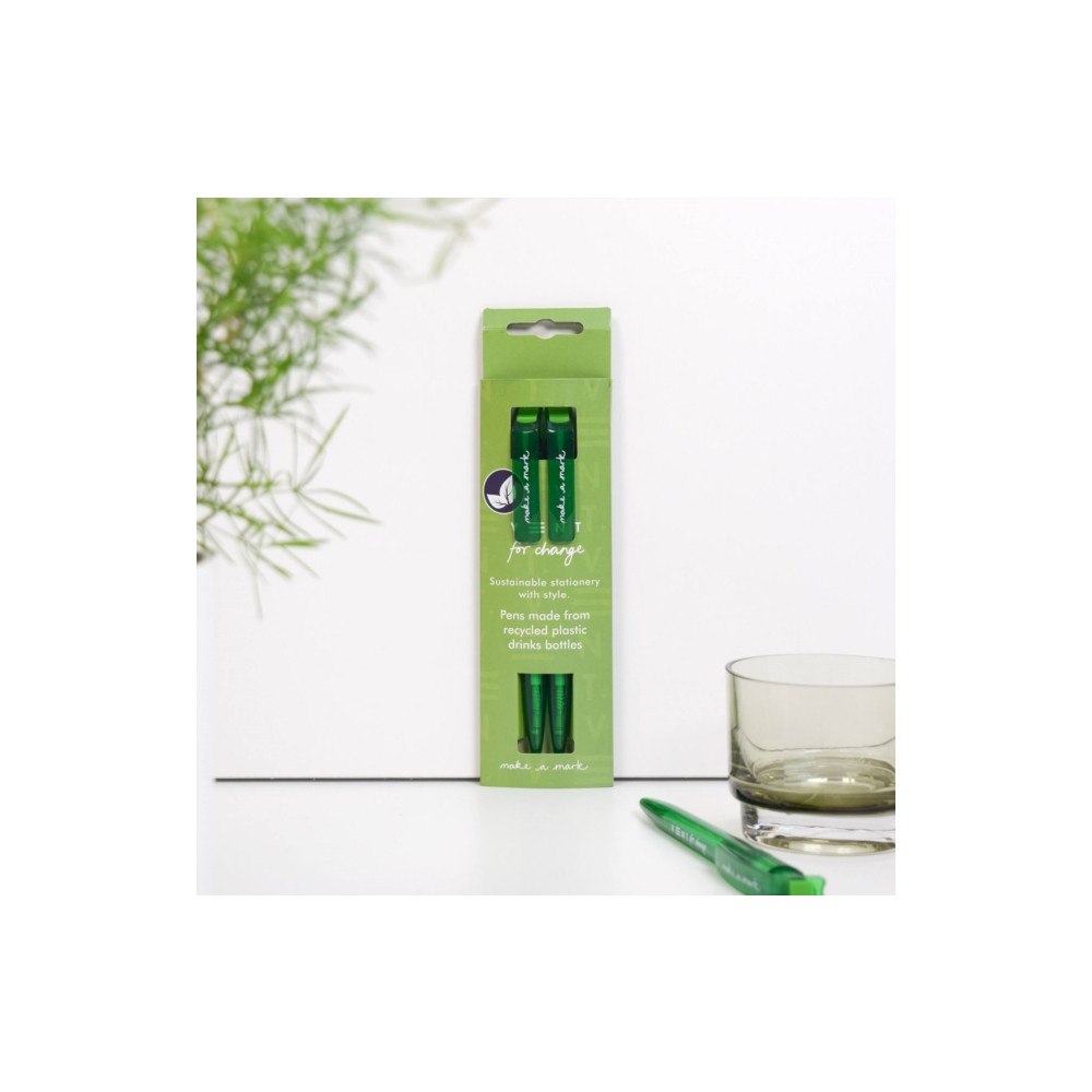 VENT FOR CHANGE Make a Mark Recycled Pens - Green