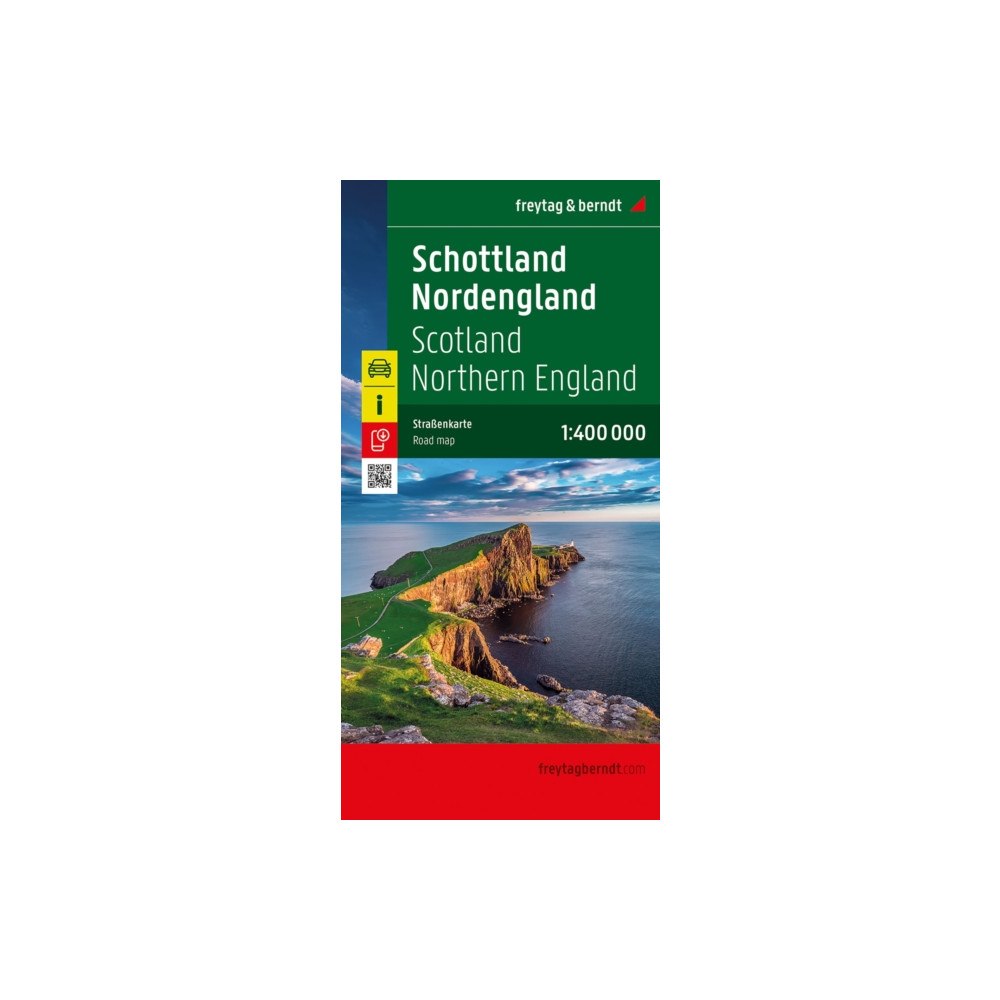 Freytag-Berndt Scotland - North England, Road map 1:400.000