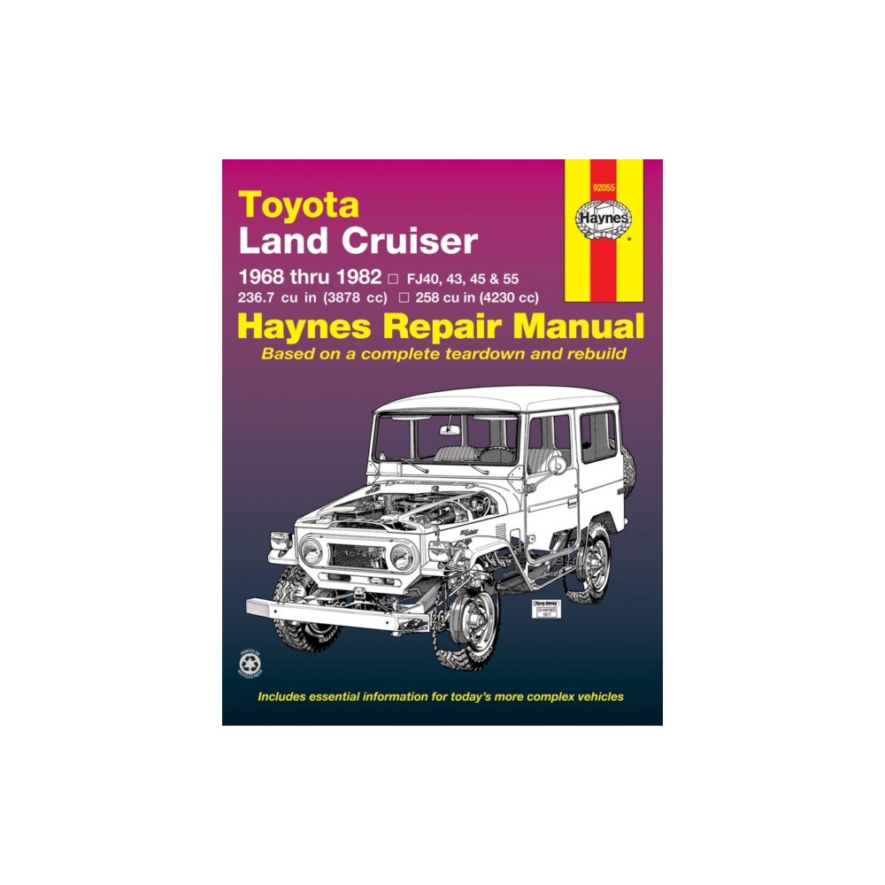 Haynes Manuals Inc Toyota Land Cruiser (68 - 82) (inbunden, eng)