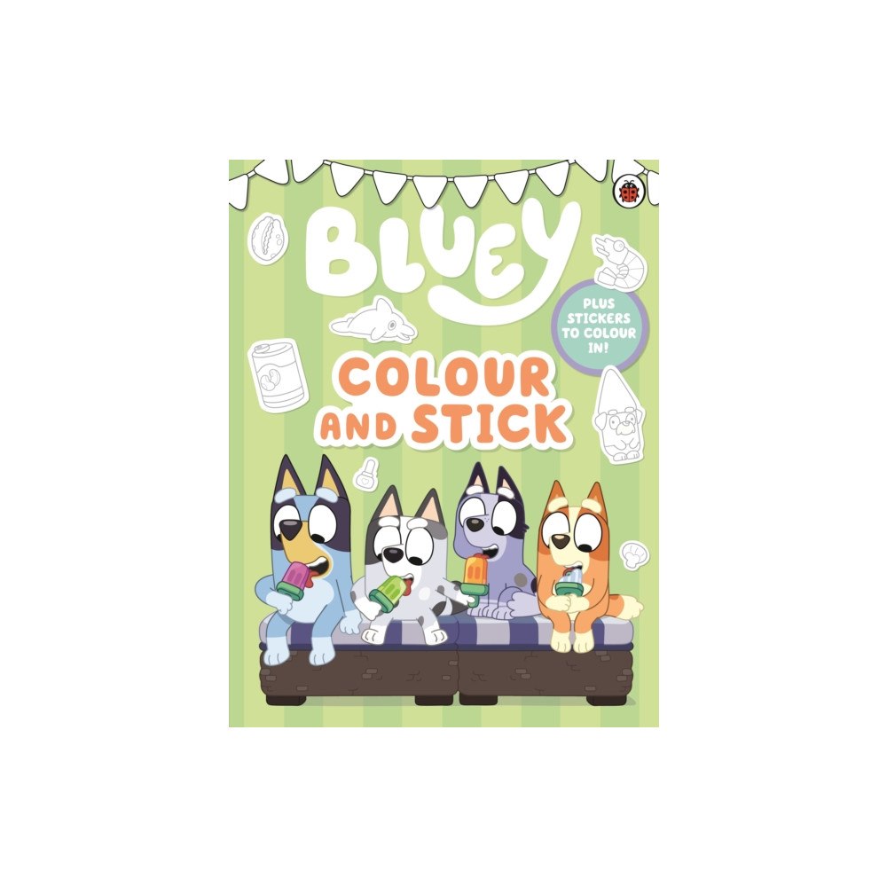 Penguin Random House Children's UK Bluey: Colour and Stick (häftad, eng)