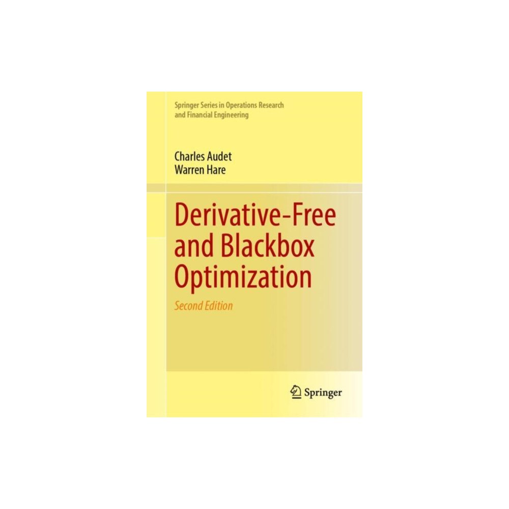 Springer Nature Switzerland AG Derivative-Free and Blackbox Optimization (inbunden, eng)