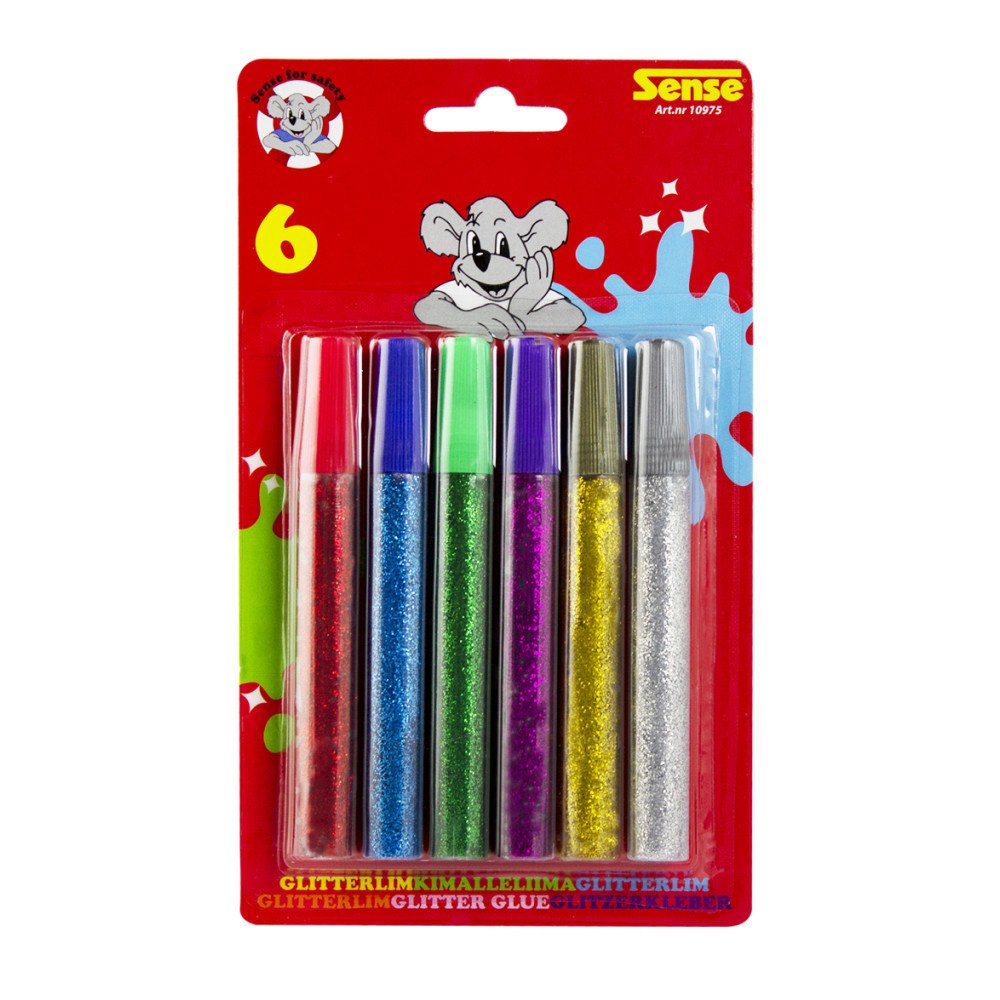 Sense Glitterlim 6-pack
