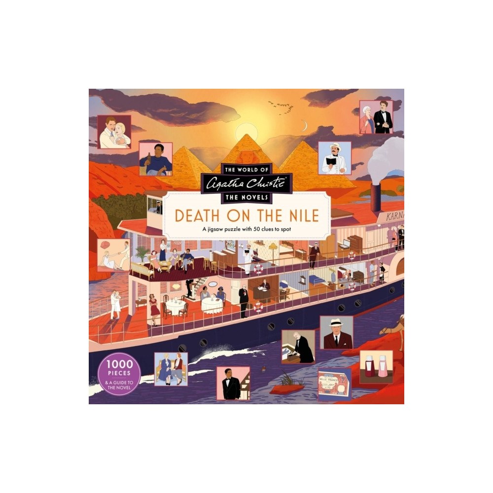 Agatha Christie Pussel The World of Agatha Christie: Death on the Nile 1000 bitar