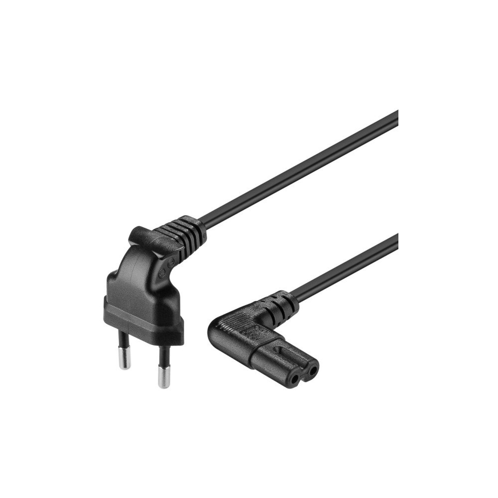 Goobay Goobay 97350, 2 m, Strömkontakt typ C, C7 coupler, H03VVH2-F...