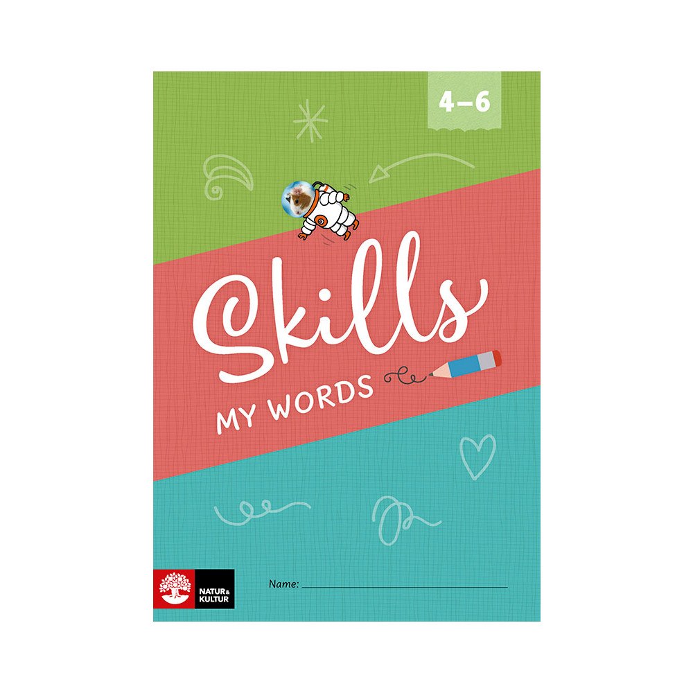 Natur & Kultur Läromedel och Akademi Skills åk 4-6 skrivhäfte, My words (10-pack) (häftad)
