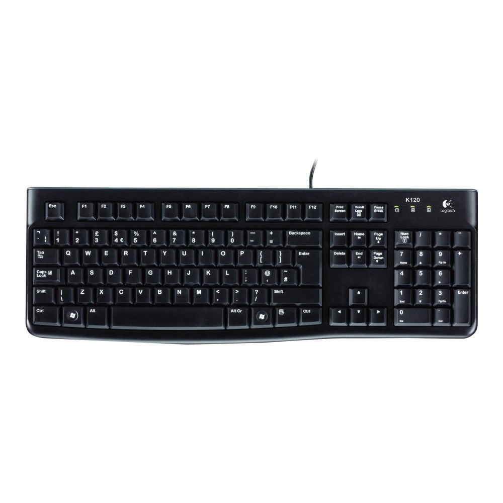 Logitech Logitech Desktop MK120 - sats med tangentbord och mus - slovensk Inmatningsenhet