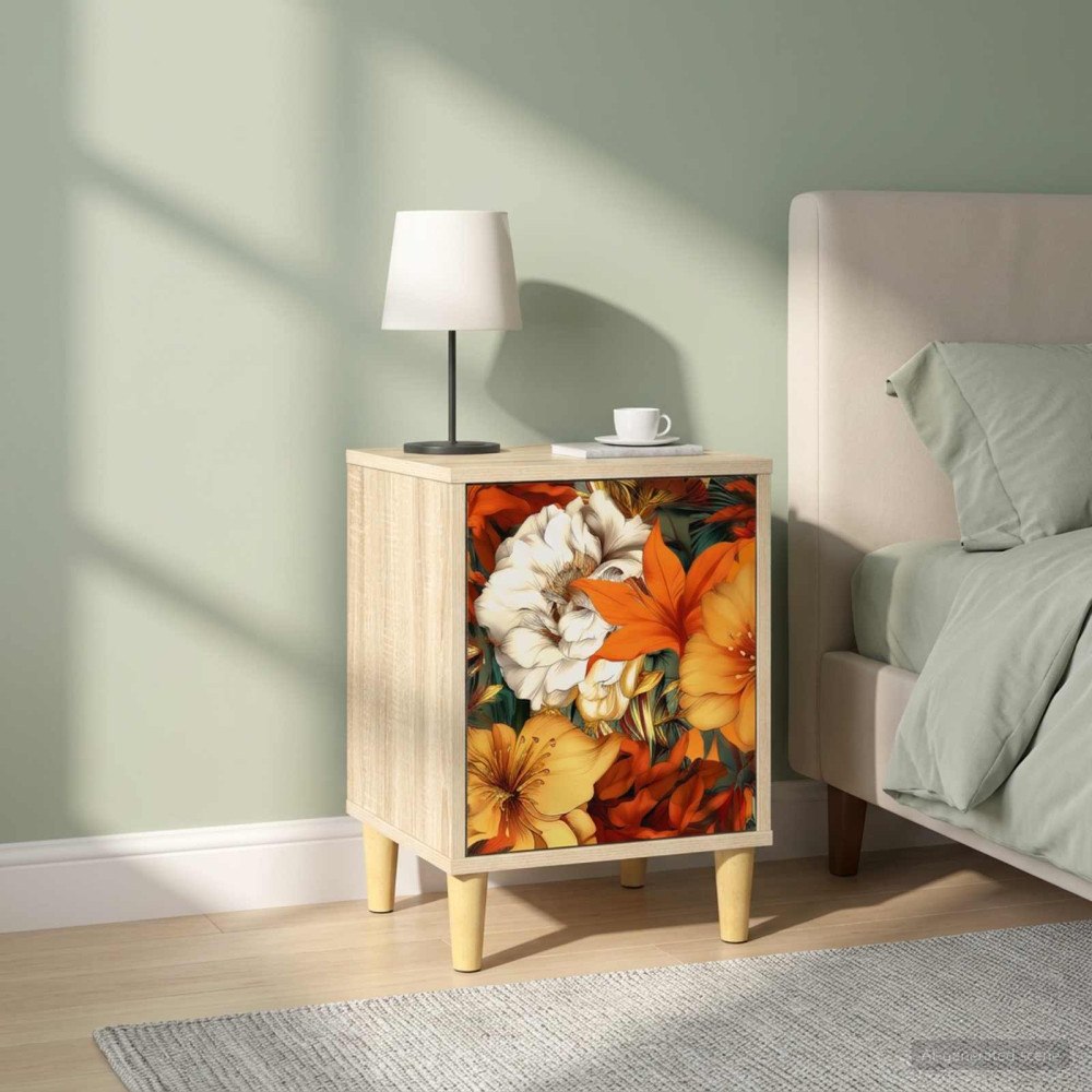 vidaXL Nattduksbord GENNEP 2 st Sonoma-ek 36 x 33 x 50 cm