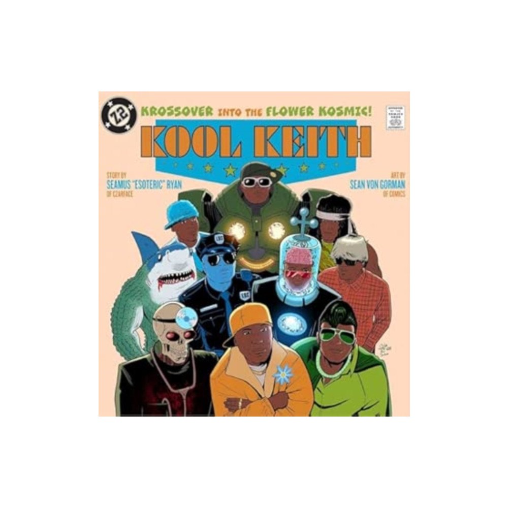 Z2 KOOL KEITH: KROSSOVER INTO THE FLOWER KOSMIC - Hardcover (inbunden, eng)