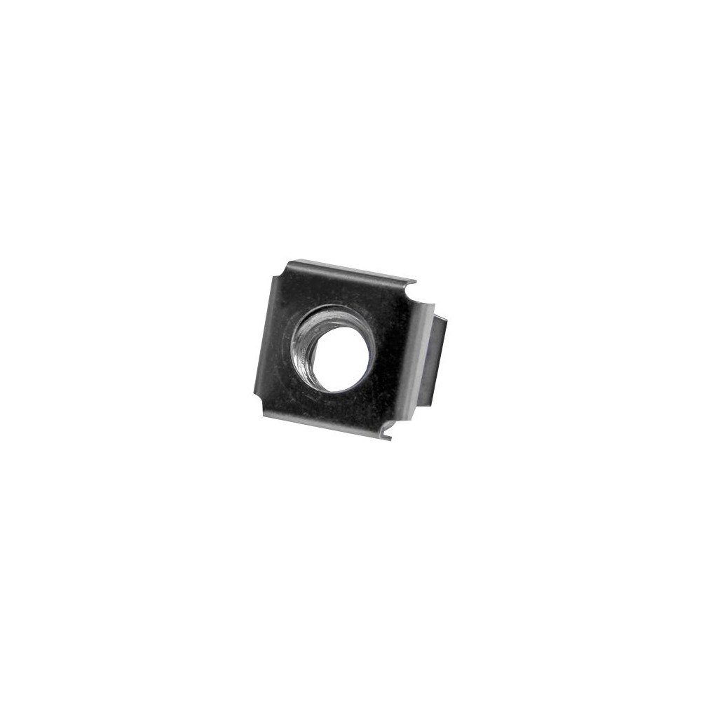 StarTech.com StarTech.com 50 Pkg M6 Cage Nuts for Server Rack Cabinet - Rack nuts (pack of 50) - CABCAGENUTS6 - stativmuttrar