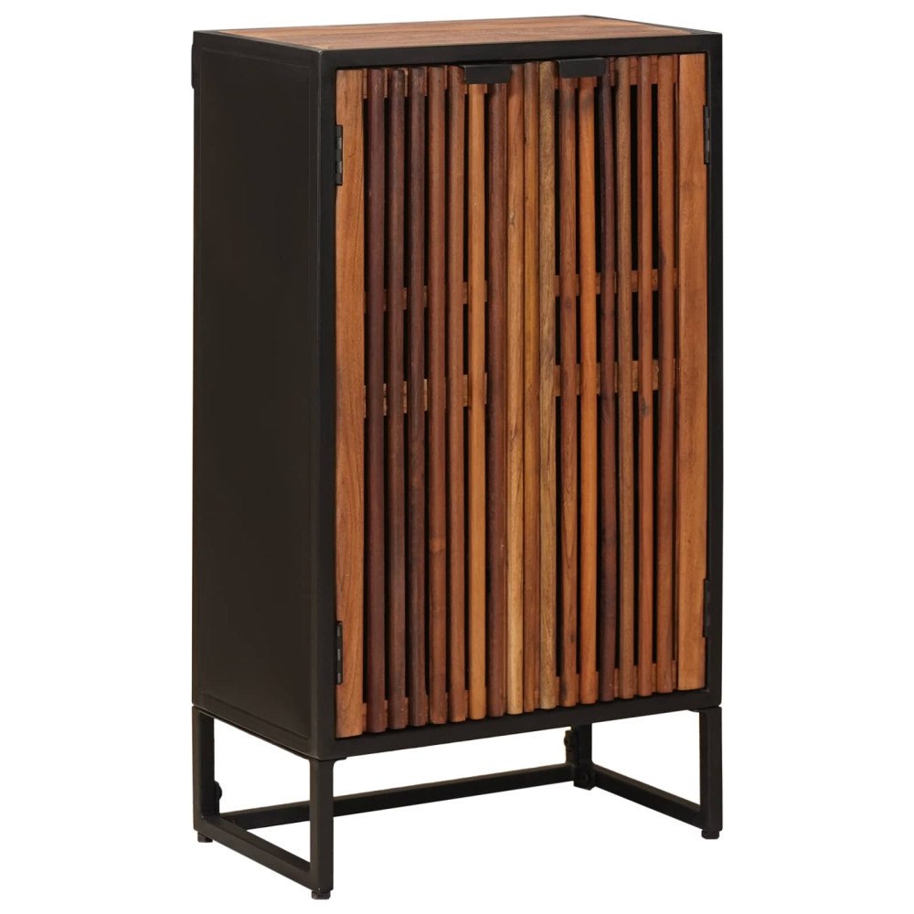 vidaXL Skåp 53 x 30 x 95 cm Massivt mangoträ och konstruerat trä