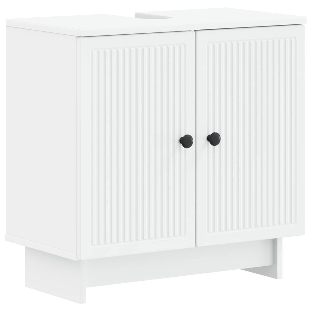 vidaXL Badrumsskåp med handfat UTRECHT Vit 59,5 x 31,5 x 59 cm