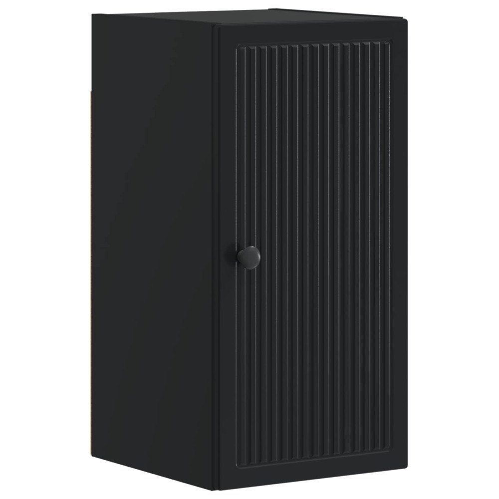 vidaXL Badrumsväggskåp EDE Svart 30 x 31 x 59 cm Konstruerat trä
