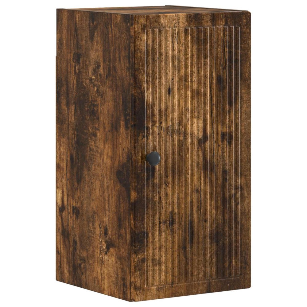 vidaXL Badrumsväggskåp EDE Rökt ek 30 x 31 x 59 cm Konstruerat trä