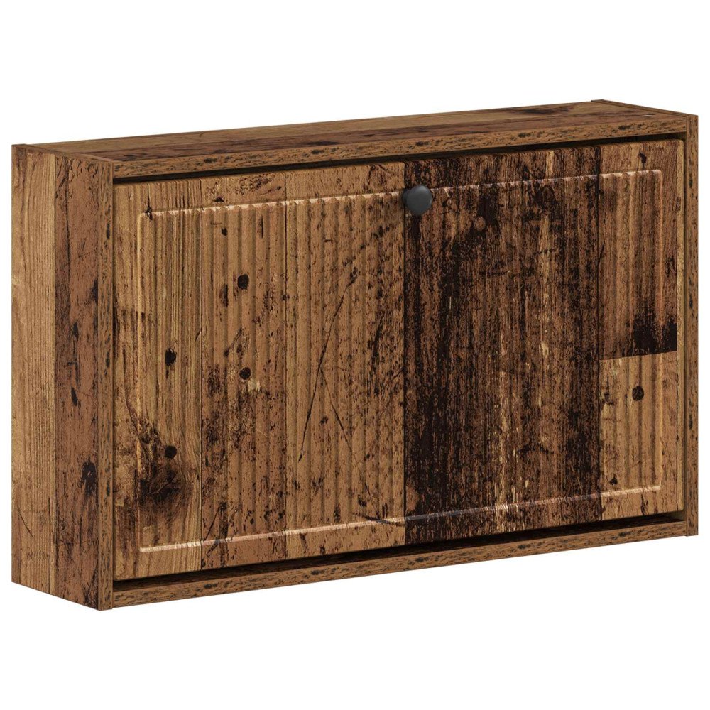 vidaXL Väggmonterad skoskåp EDE 71 x 17 x 43 cm Konstruerat trä