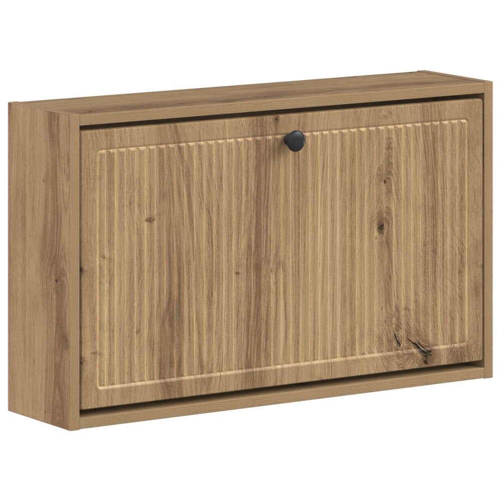 vidaXL Väggmonterad skoskåp EDE 71 x 17 x 43 cm Konstruerat trä