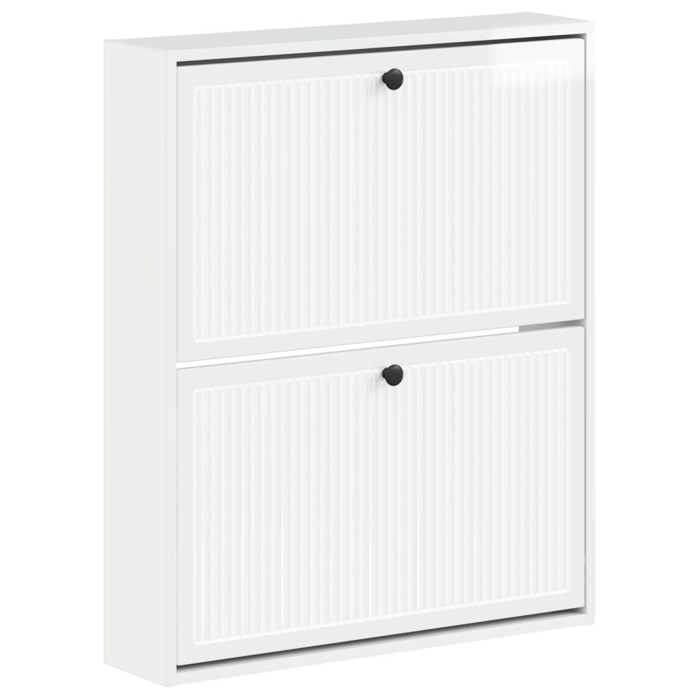 vidaXL Väggmonterad skoskåp EDE 71 x 17 x 86 cm Konstruerat trä