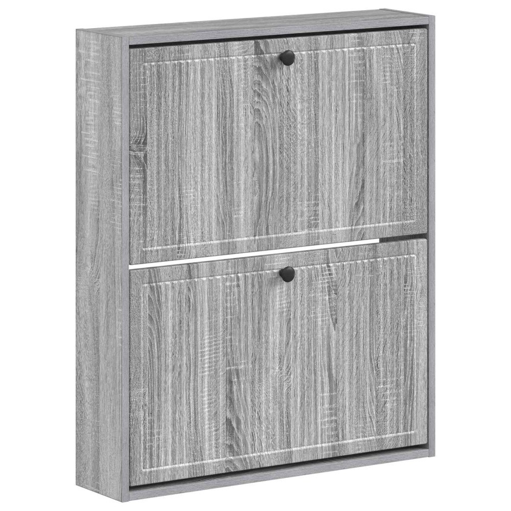 vidaXL Väggmonterad skoskåp EDE 71 x 17 x 86 cm Konstruerat trä