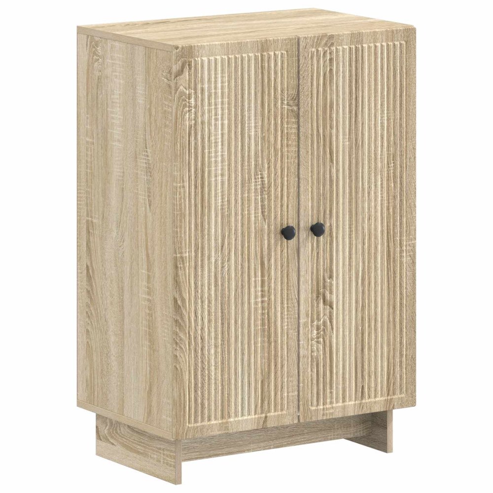 vidaXL Skoskåp EDE 59,5 x 39,5 x 90 cm Konstruerat trä Sonoma-ek