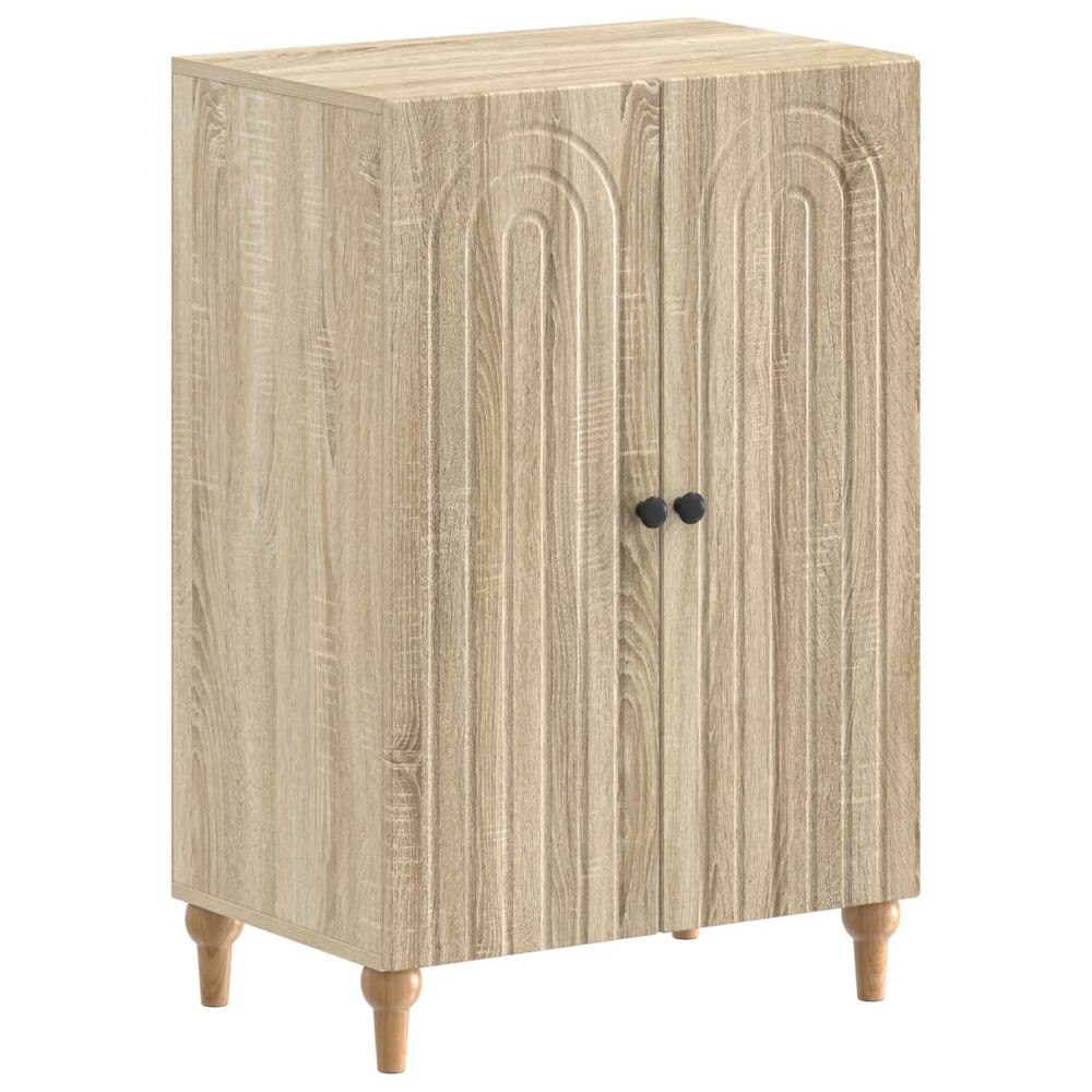 vidaXL Skoskåp ALKMAAR 59,5 x 39,5 x 90 cm Konstruerat trä Sonoma-ek