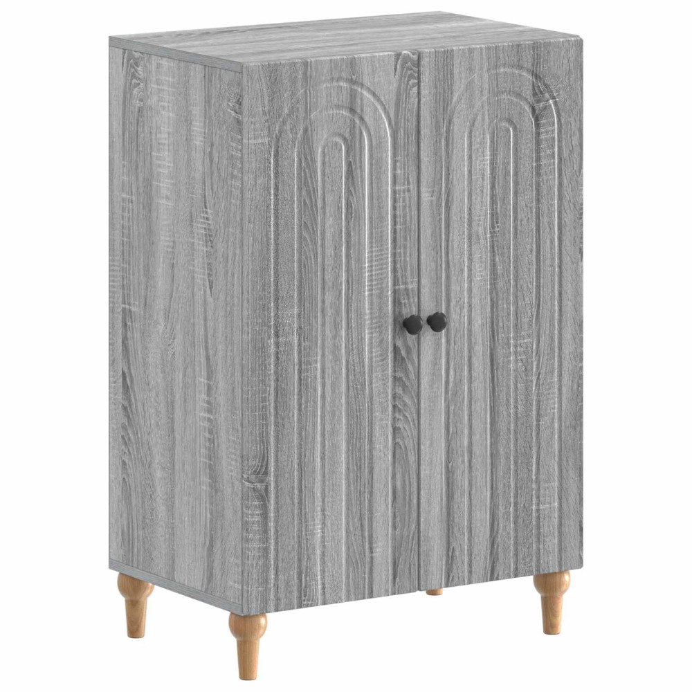 vidaXL Skoskåp ALKMAAR 59,5 x 39,5 x 90 cm Konstruerat trä Grå Sonoma