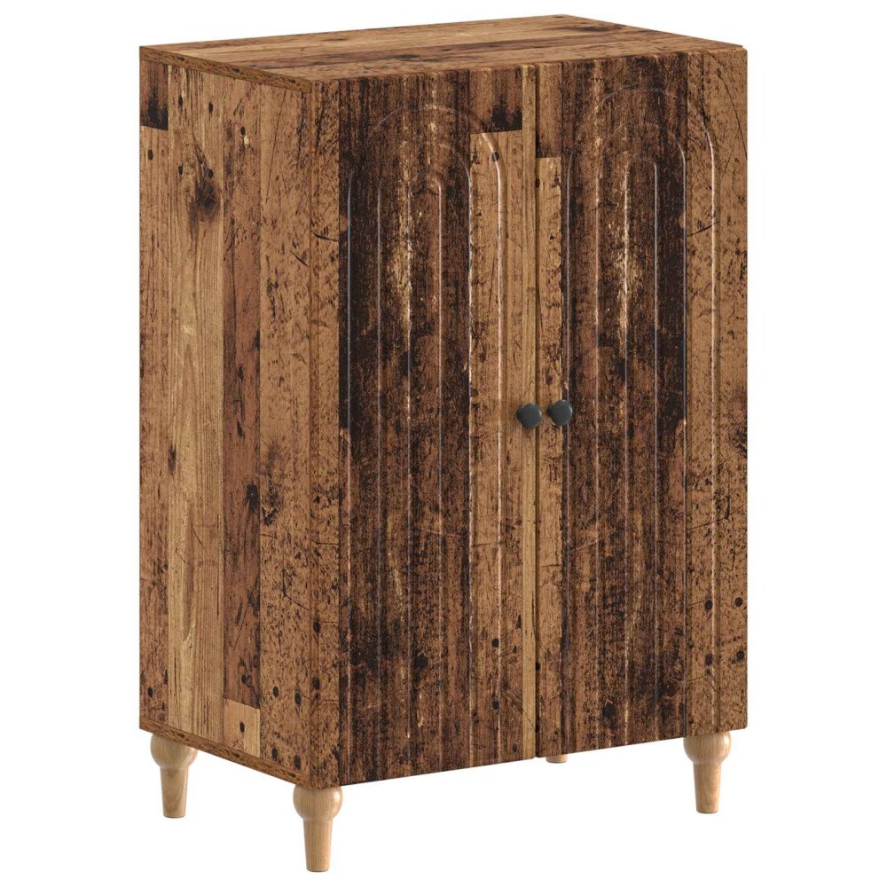 vidaXL Skoskåp ALKMAAR 59,5 x 39,5 x 90 cm Konstruerat trä Gammalt trä