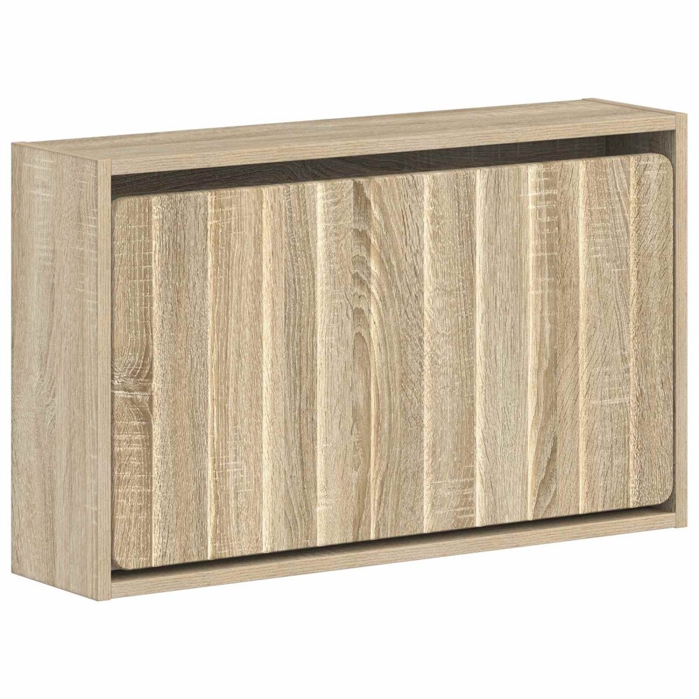 vidaXL Väggmonterad skoskåp ZWOLLE 71 x 17 x 43 cm Konstruerat trä