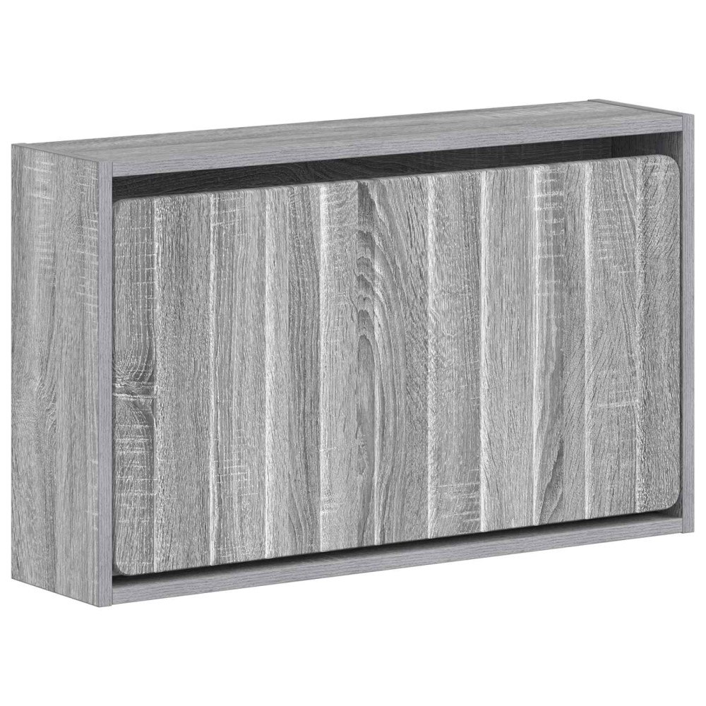 vidaXL Väggmonterad skoskåp ZWOLLE 71 x 17 x 43 cm Konstruerat trä