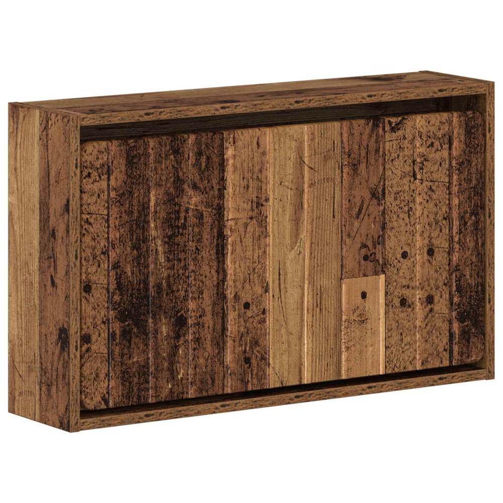 vidaXL Väggmonterad skoskåp ZWOLLE 71 x 17 x 43 cm Konstruerat trä