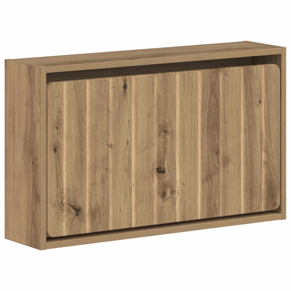 vidaXL Väggmonterad skoskåp ZWOLLE 71 x 17 x 43 cm Konstruerat trä