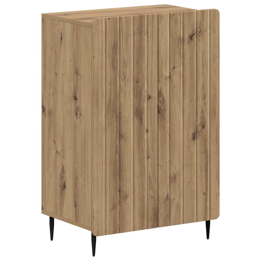 vidaXL Skoskåp ZWOLLE 59,5 x 39,5 x 91,5 cm Konstruerat trä Artisan-ek