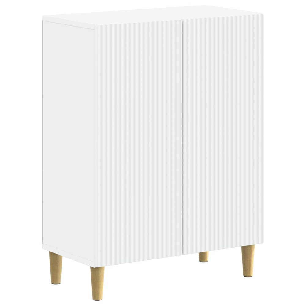 vidaXL Badrumsskrubb ARNHEM Vit 59,5 x 31 x 80 cm Konstruerat trä
