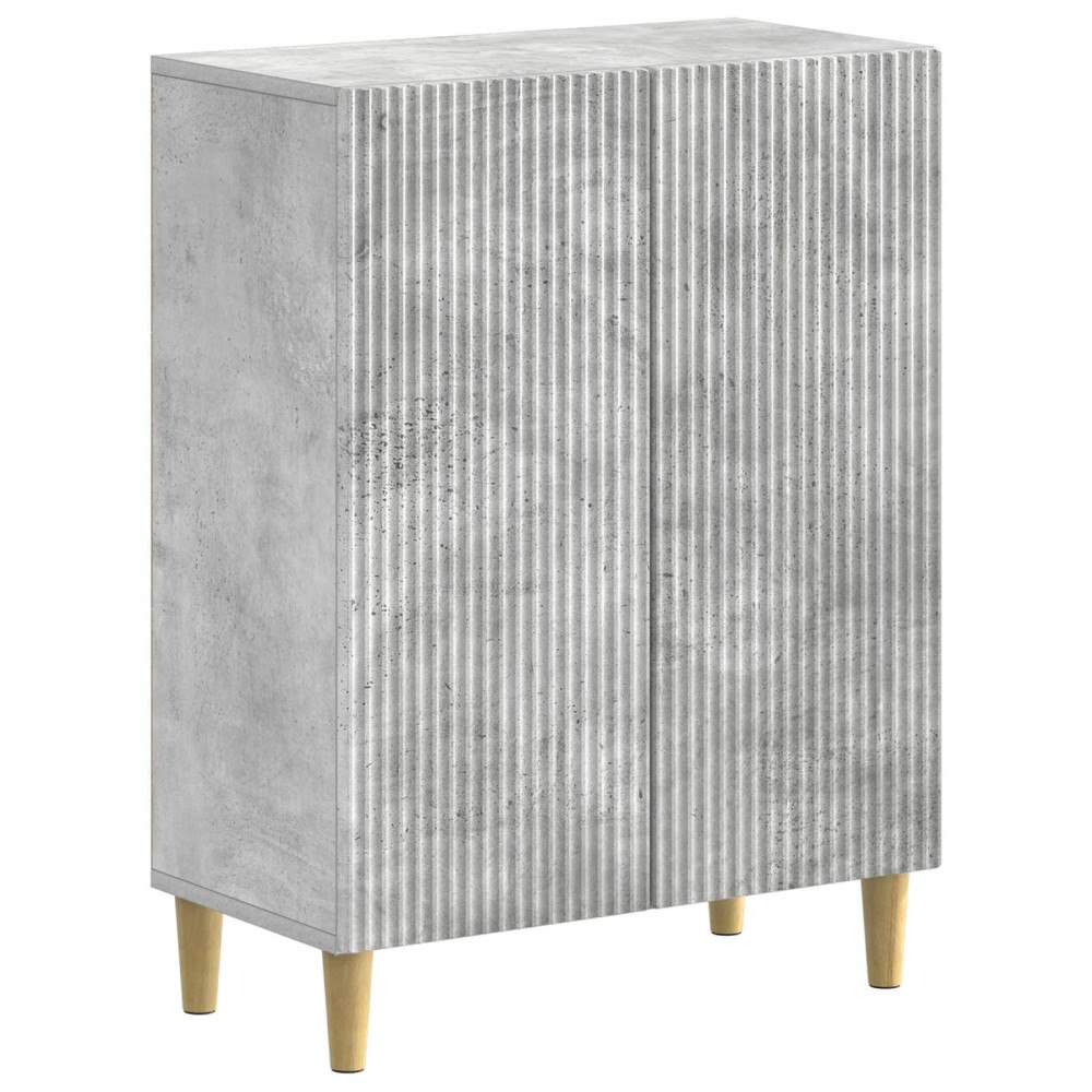 vidaXL Badrumsskrubb ARNHEM Betonggrå 59,5 x 31 x 80 cm
