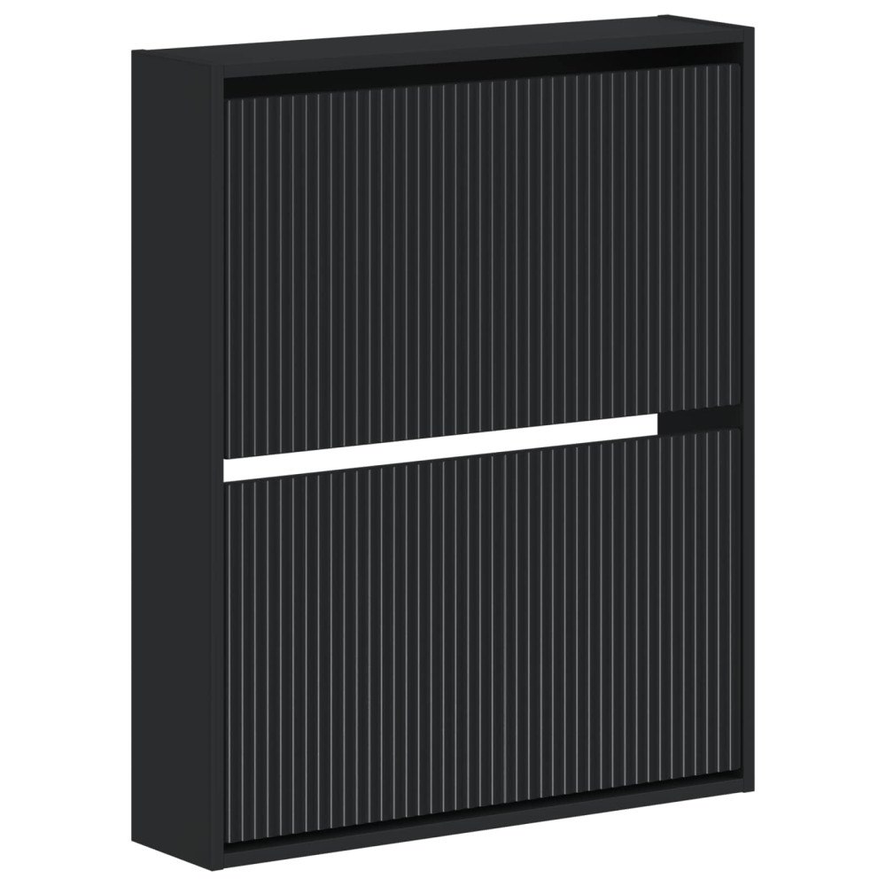 vidaXL Väggmonterad skoskåp ARNHEM 71 x 17 x 86 cm Konstruerat trä