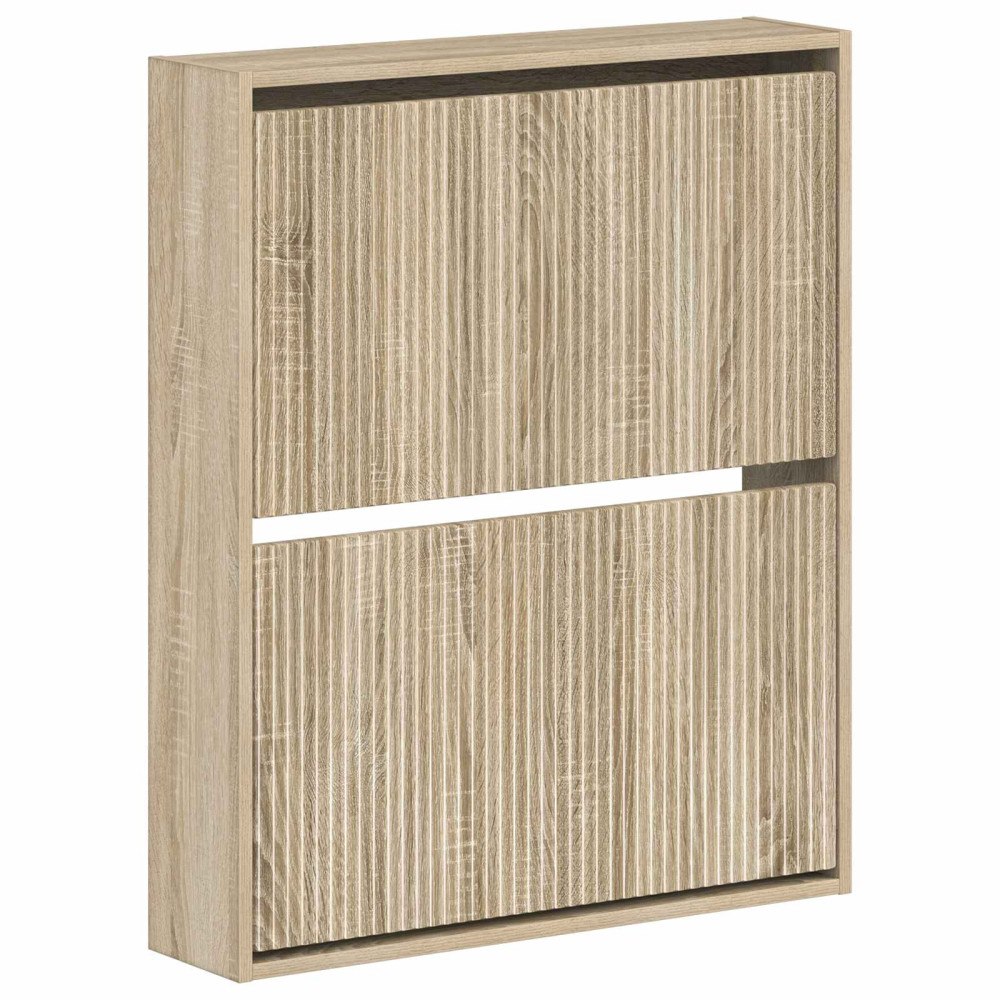 vidaXL Väggmonterad skoskåp ARNHEM 71 x 17 x 86 cm Konstruerat trä