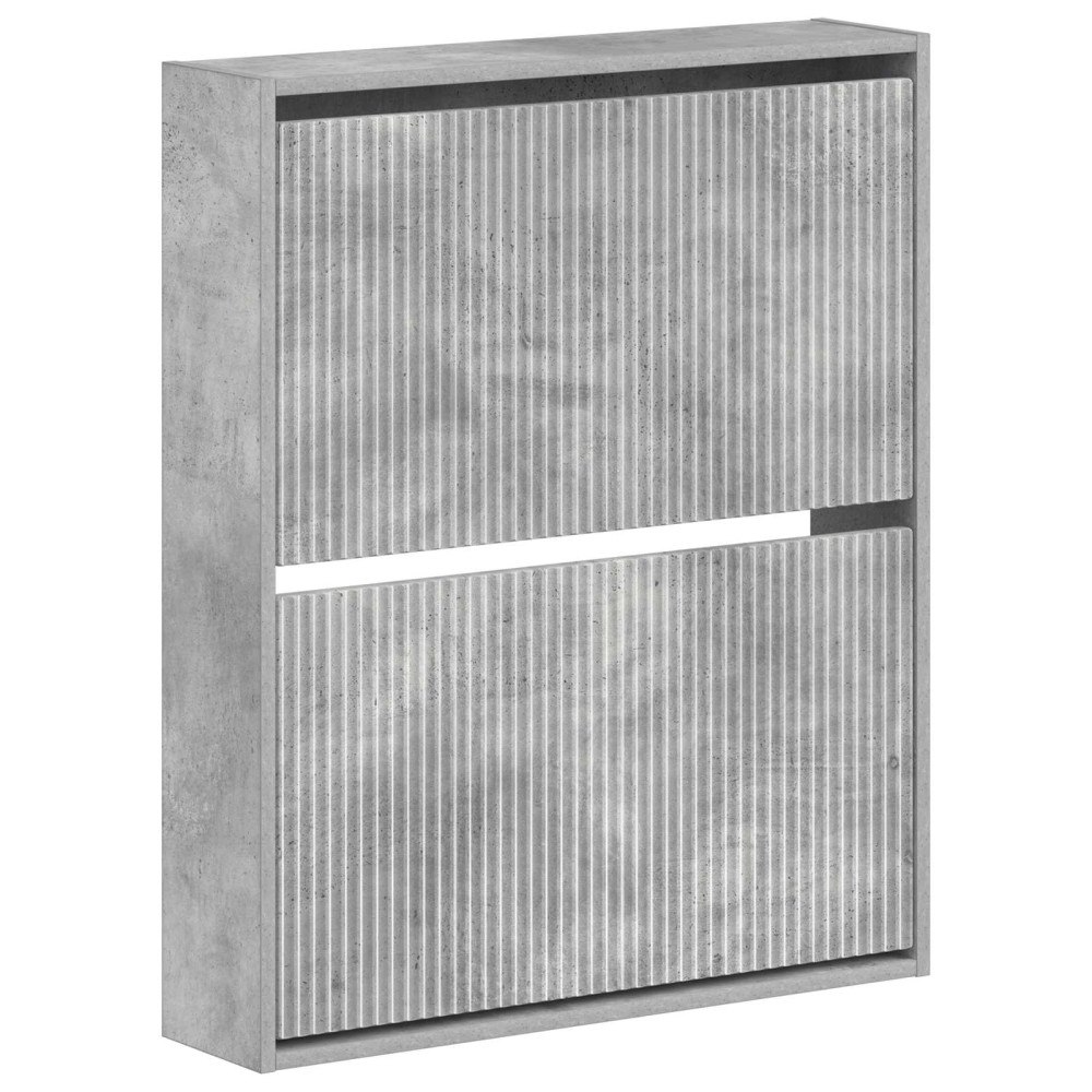 vidaXL Väggmonterad skoskåp ARNHEM 71 x 17 x 86 cm Konstruerat trä